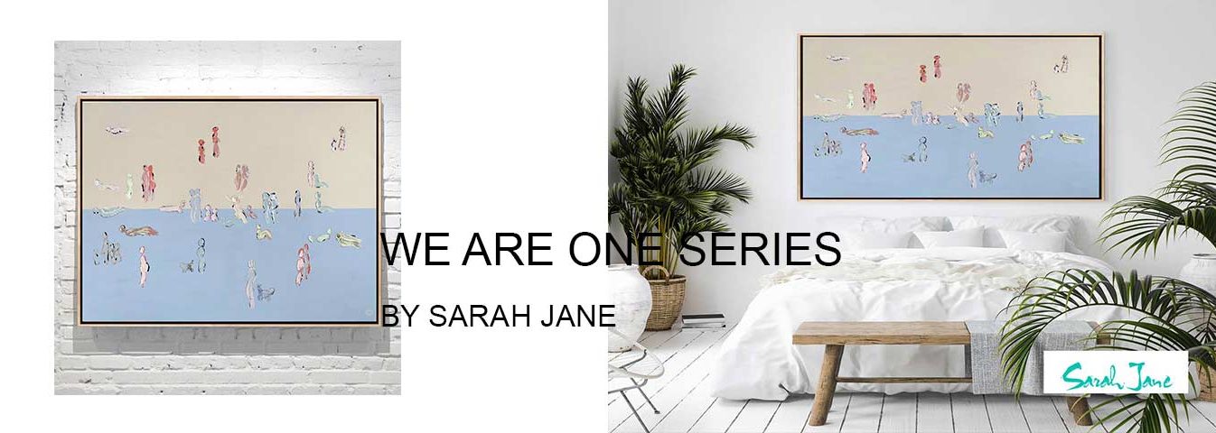 Abstract Nature Paintings - We Are One Series