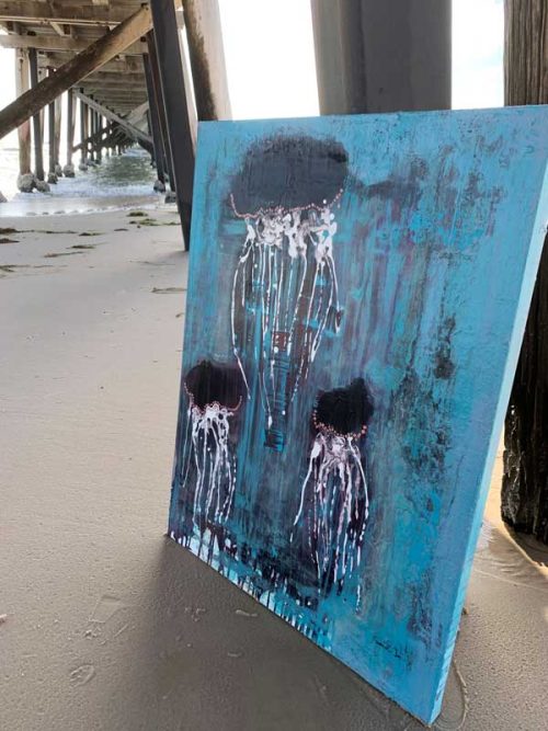 jellyfish - Sarah Jane Paintings Contemporary