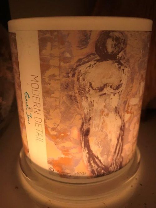 Lit Candle from Modern Detail By Sarah Jane - Anonymous XXId Front View