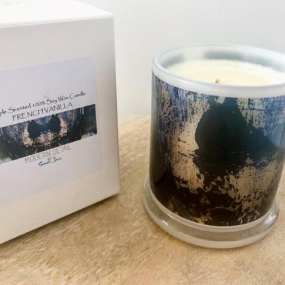 Luxury Candles Australia By Sarah Jane Contemporary Artist - Faceless Xg artwork with Natural Soy Wax