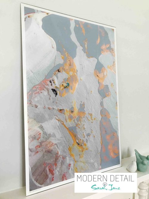 Reaching Out LIIf - soft coloured abstract print on glass (Ex Display ...