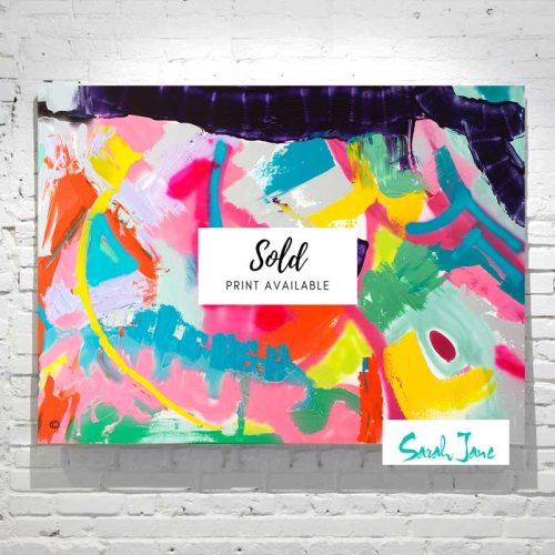 Sarah-Jane-Paintings-Sold---Colour-me-Happy Painting-abstract-happy-vibrant-colours