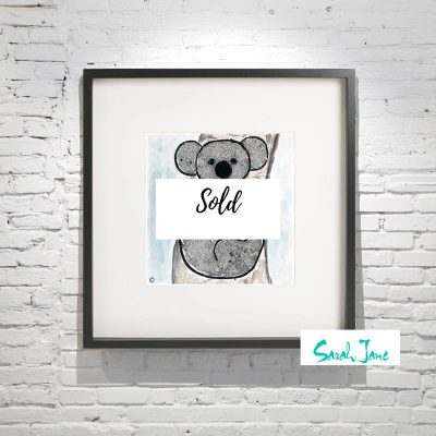 Sarah-Jane-Paintings-Sold---Koala-Painting II-Koala-in-Tree---Made-from-ash-and-watercolours