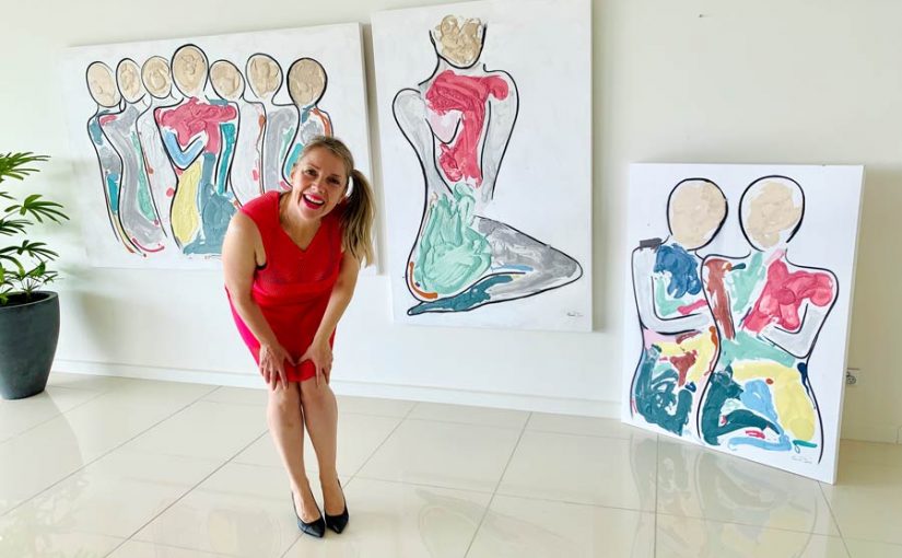 australian artist sarah jane adds ew collection bodyline bold