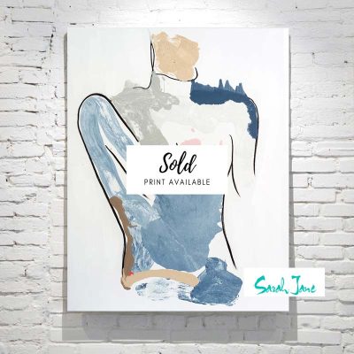 sarah-jane-paintings-sold---bodyline-i-painting-figurative-modern-female-model---soft-colours