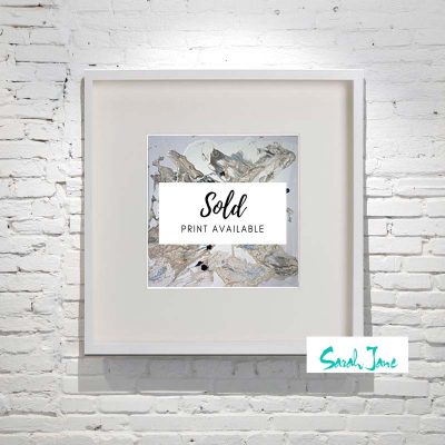 sarah-jane-paintings-sold-nature-vi-Small-Abstract-Painting-framed---blue-cream-charcooal